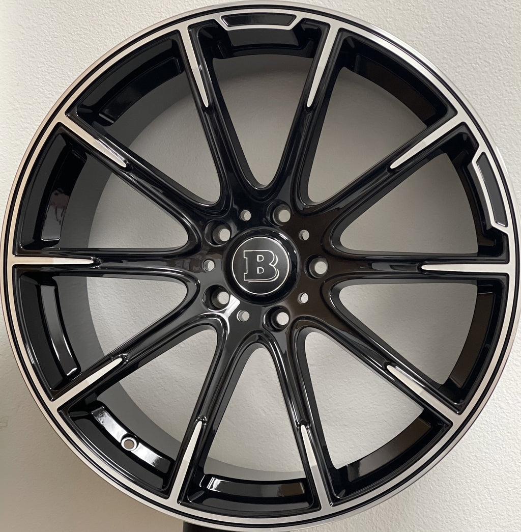 24 Brabus Rims 24 Inch Mercedes G Wagon G550 Rims G Class G65 G63 G55 G500 Brabus Pla ...