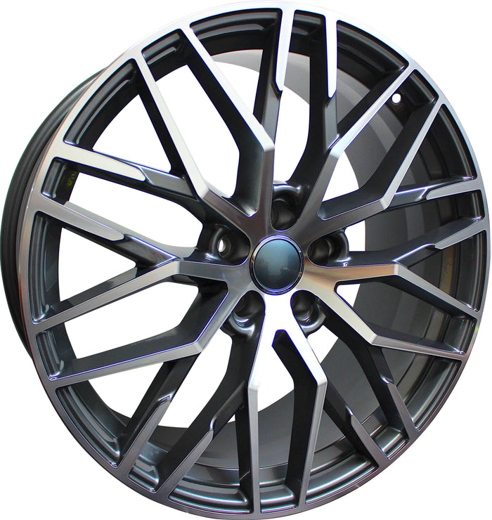 19 Inch Rims Audi S Line R8 Style A5 S5 A6 S6 A7 S7 A8 S8 Q3 QS3 Q5 SQ5 Q7 SQ7 Mesh Machined Wheels