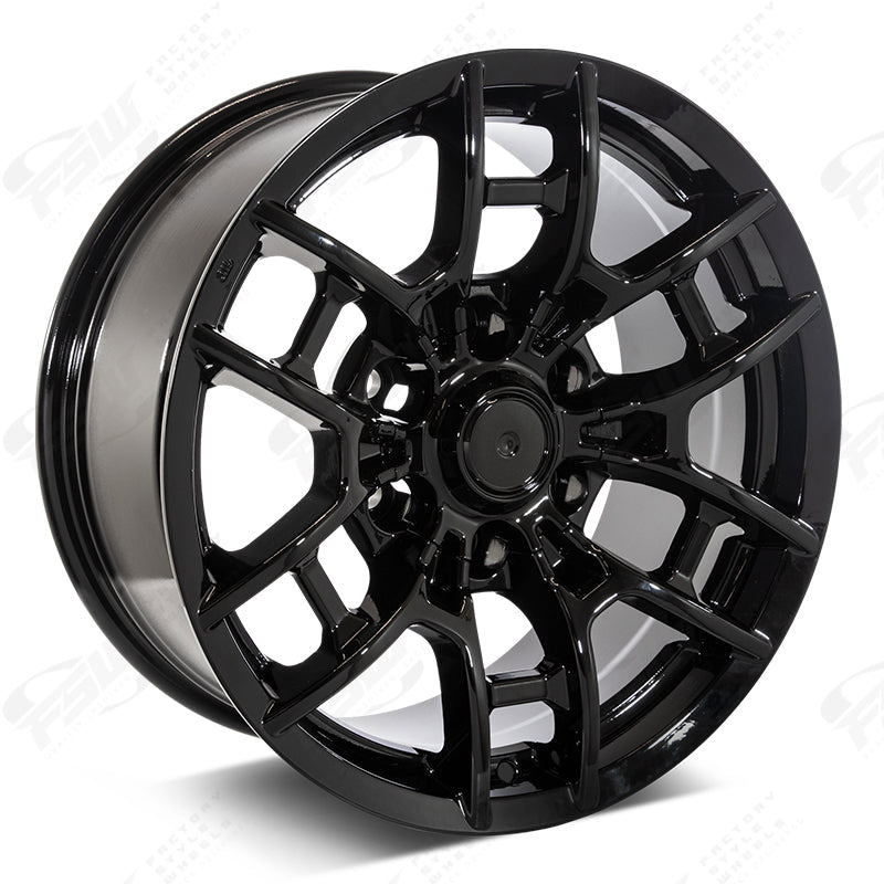 20 Inch Toyota TRD PRO Style Rims Fits 4Runner FJ Cruiser Tacoma Style Gloss Black Wheels