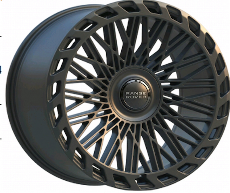 24 Inch Rims fit Range Rover Sport / Full Size HSE SVR Style Satin Bla ...