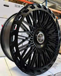 24 Inch Rims fit Range Rover Sport / Full Size HSE SVR Style  Satin Black Wheels