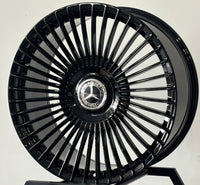 22" Inch Mercedes G Wagon G550 Rims G Class G65 G63 G55 G500 Gloss Black Wheels