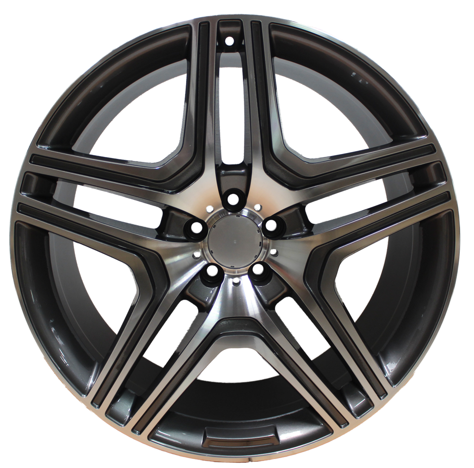 22 Inch Rims fit Mercedes ML GL GLS GLE ML63 ML550 ML500 ML400 GL63 GL550 GLE GLS Machined Wheels