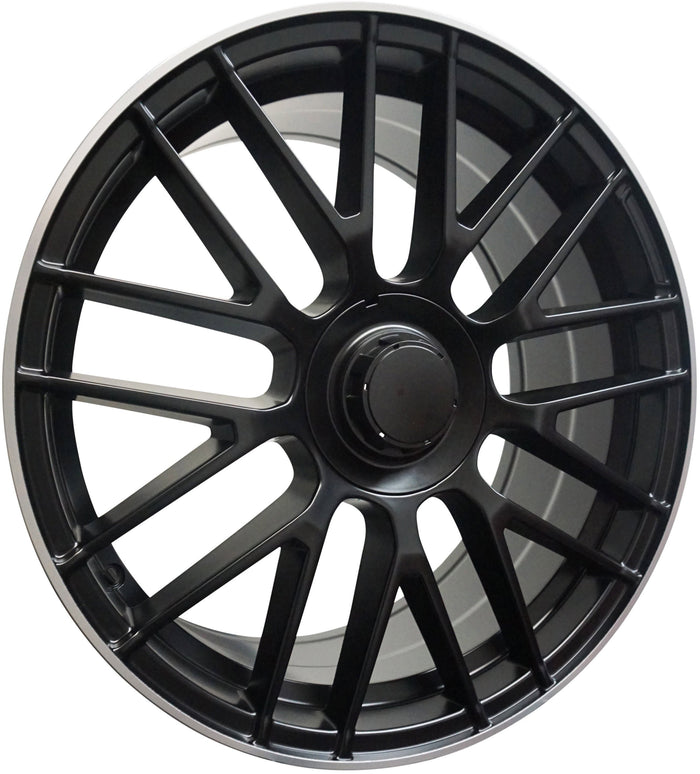 19" Mercedes E CLASS S CLASS S600 S500 S550 S63 S400 S450 S350 CL S Class Staggered Black/ MACHINED OUTLINE&nbsp;