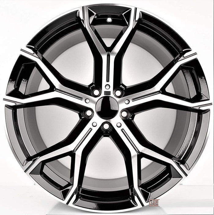 22 Inch Rims Fits BMW X6 X5 X4 M Sport Style Staggered Wheels