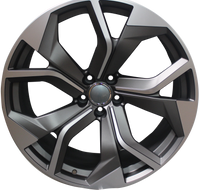 23 Inch Audi Rims A5 A6 A7 A8 S5 S6 S7 S8 RS5 RS6 RS7 Q5 Q7 SQ5 SQ7 Black Machined Face Wheels