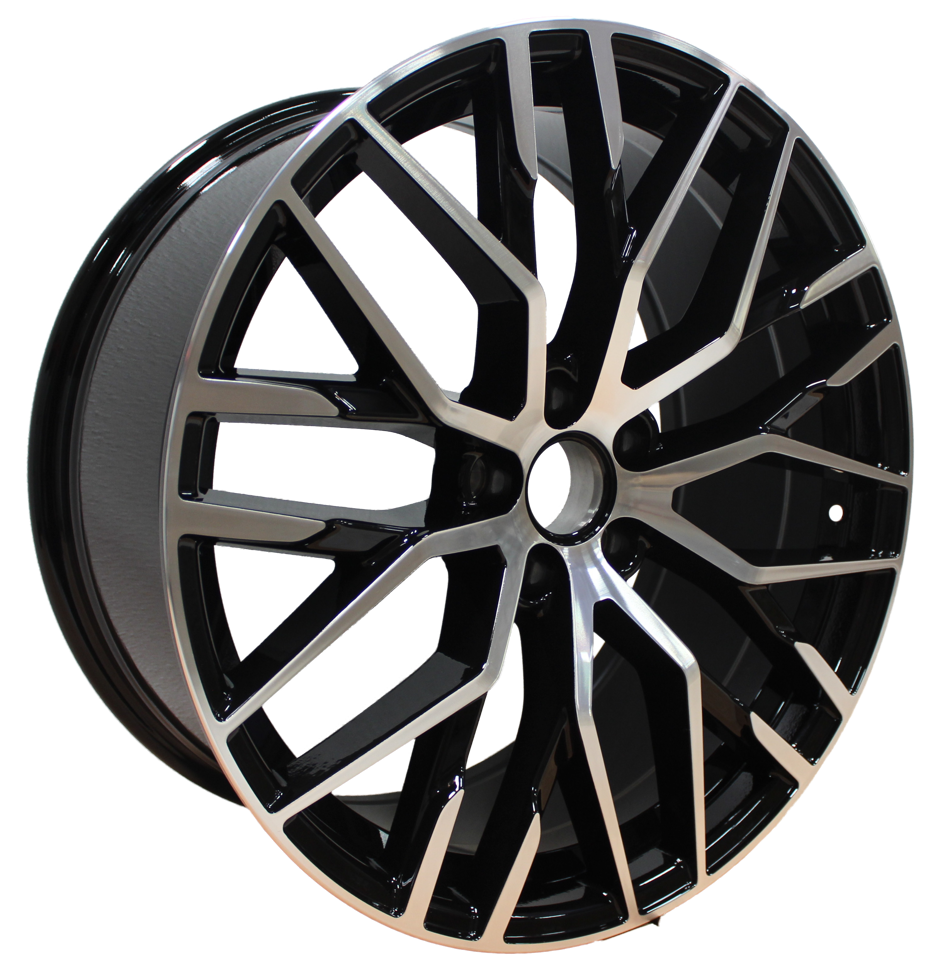 20 Inch Rims Audi S Line R8 Style A4 S4 A5 S5 A6 S6 A7 S7 Q3 Q5 SQ5 Mesh Black Wheels