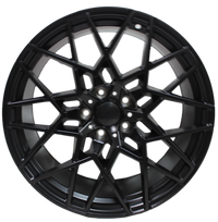 20 Inch Rims M8 Style Fit BMW 6 7 8 Series M Sport Staggered Black Wheels