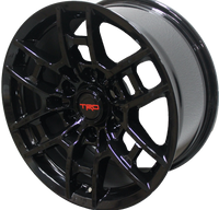 22 Inch Toyota TRD PRO Style Rims Fits 4Runner FJ Cruiser Tacoma Style Gloss Black Wheels