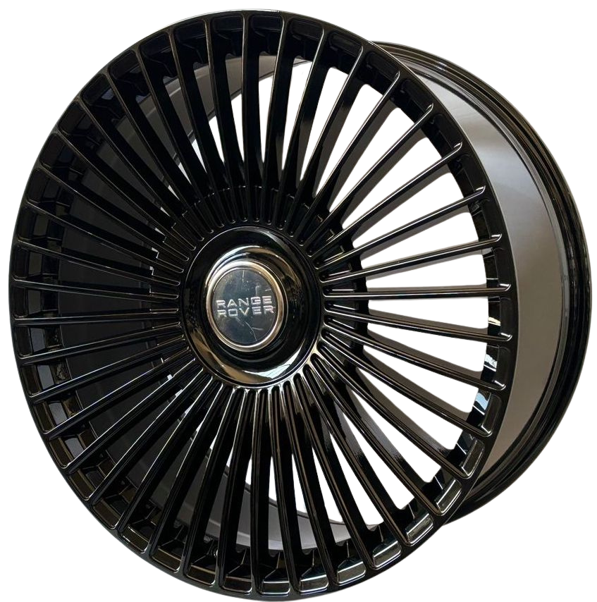 24" Inch Range Rover Rims SV SE HSE Sport Wheels Gloss Black Custom Wheels