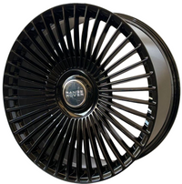 24" Inch Range Rover Rims SV SE HSE Sport Wheels Gloss Black Custom Wheels