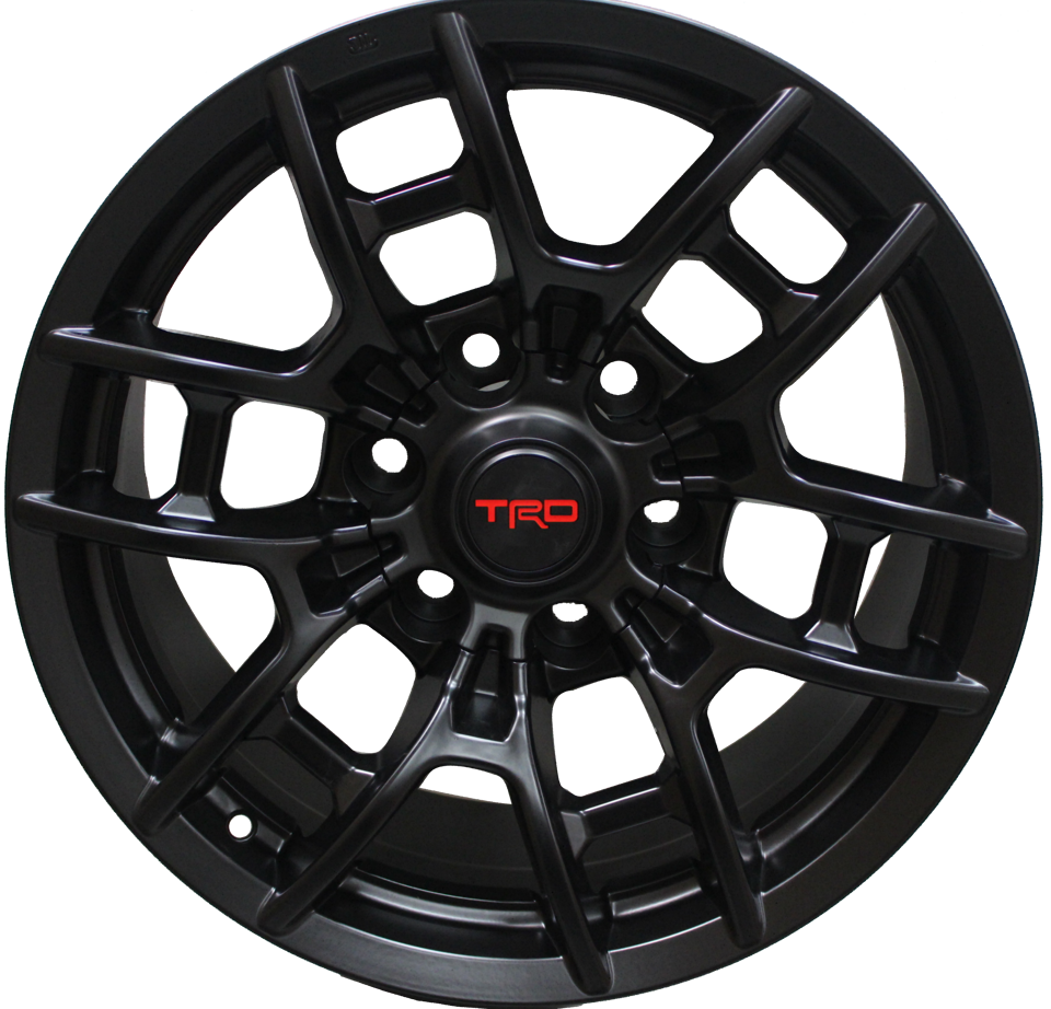 22” inch Toyota TRD 4Runner FJ Cruiser Tacoma Pre Runner TRD Rims Features Set of 4 wheels Matte Black