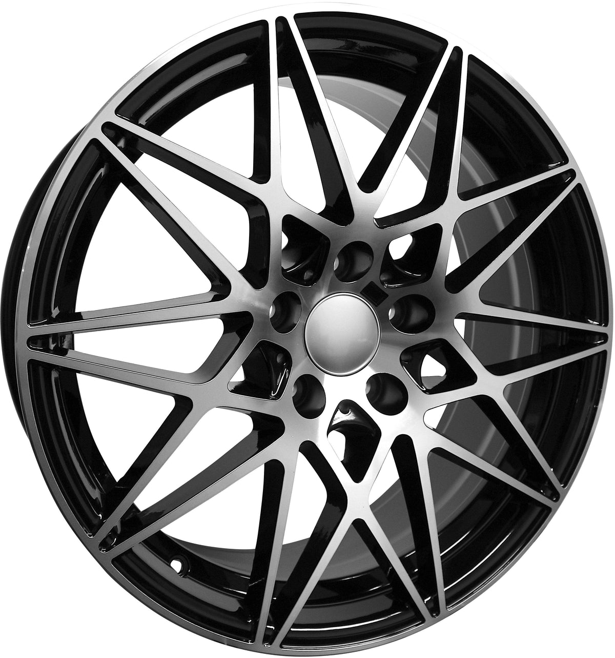 19 Inch BMW 4 Series Rims 5 Series 6 Series 528 535 545 550 645 640 650 Black Machined Wheels