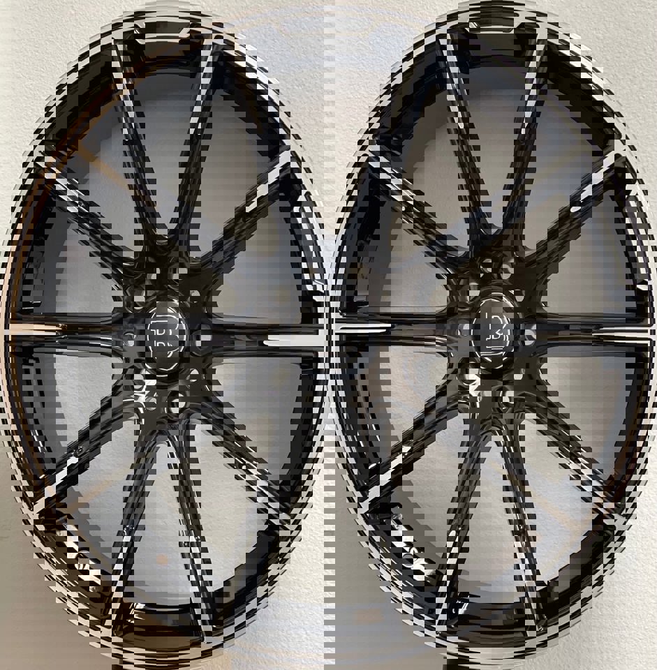 22 Inch Mercedes G Wagon G550 Rims G Class G65 G63 G55 G500 Brabus Platinum Style Wheels Gloss Black
