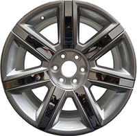 22 Inch CADILLAC SILVER WITH CHROME INSERTS RIMS FITS ESCALADE EXT ESV BRAND NEW