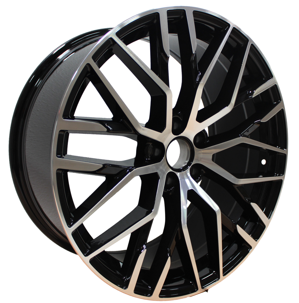 21 INCH RIMS AUDI S LINE R8 STYLE Q3 QS3 Q5 SQ5 Q7 SQ7 MESH MACHINED W ...