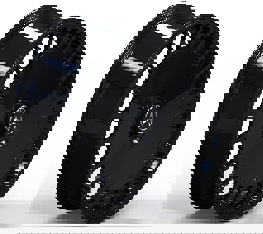 20 Inch Staggered Rims Fit Mercedes S580 S560 S65 S63 S550 S500 Gloss Black Wheels