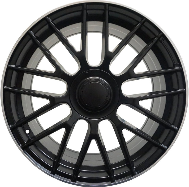 19" Mercedes E CLASS S CLASS S600 S500 S550 S63 S400 S450 S350 CL S Class Staggered Black/ MACHINED OUTLINE&nbsp;