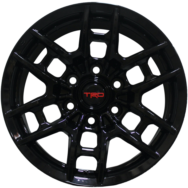 20 Inch Toyota TRD PRO Style Rims Fits 4Runner FJ Cruiser Tacoma Style Gloss Black Wheels