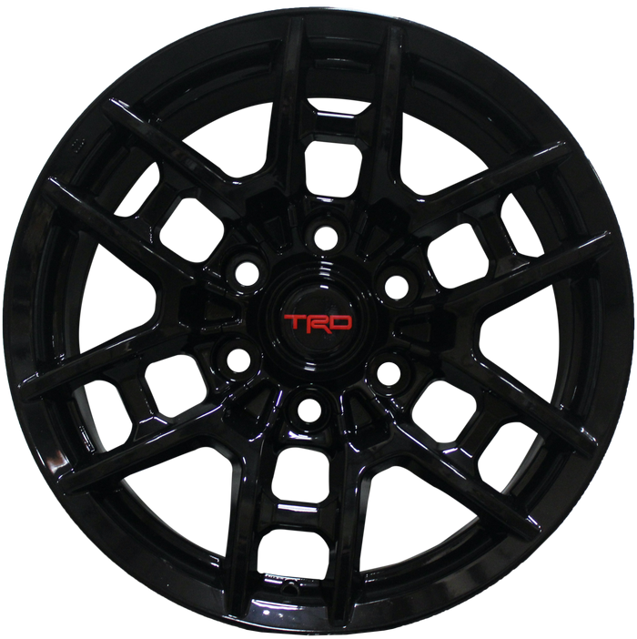 20 Inch Toyota TRD PRO Style Rims Fits 4Runner FJ Cruiser Tacoma Style Gloss Black Wheels