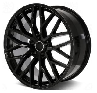 19 Inch Rims Audi S Line R8 Style A4 S4 A5 S5 A6 S6 A7 S7 Q3 Q5 SQ5 Mesh Black Wheels