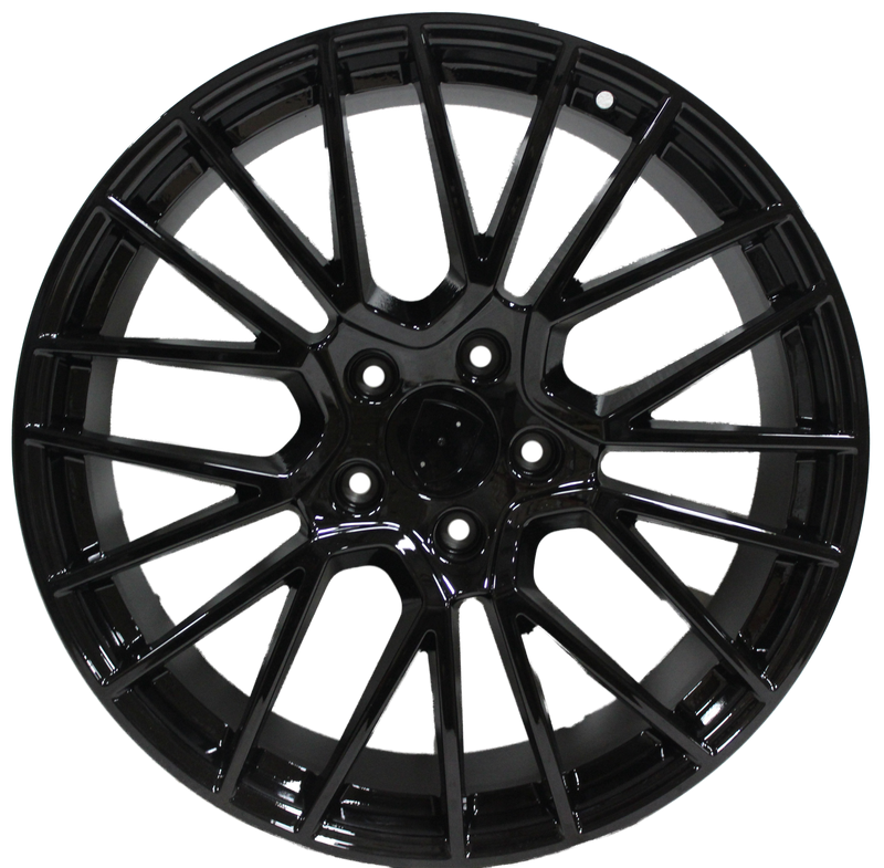 21 Inch Staggered Rims Fits Porsche Macan Base S GTS Turbo Mesh Wheels ...