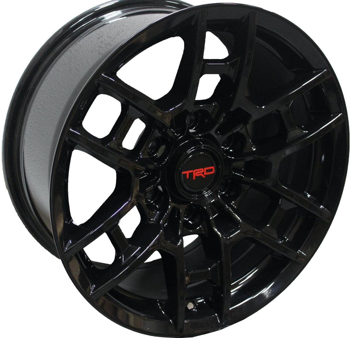 20 Inch Toyota TRD PRO Style Rims Fits 4Runner FJ Cruiser Tacoma Style Gloss Black Wheels