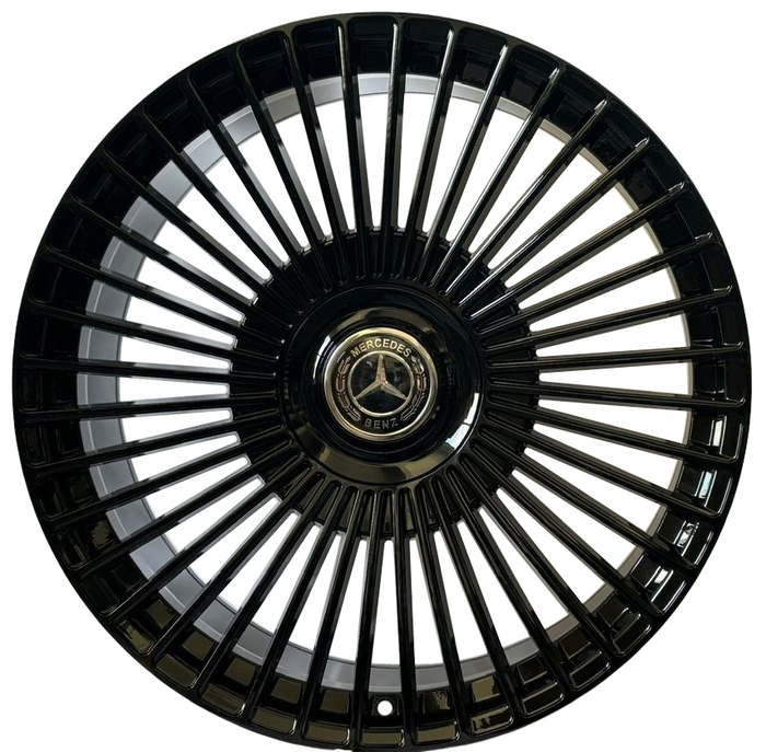 24" Rims Fit Mercedes G Wagon G550 G65 G63 G55 G500 Custom Gloss Black Wheels