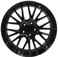 22 Inch Rims Fits Porsche Cayenne Turbo S GTS Base Staggered Spyder Mesh Wheels