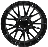 22 Inch Rims Fits Porsche Cayenne Turbo S GTS Base Staggered Spyder Mesh Wheels