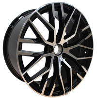 19 Inch Rims Audi S Line R8 Style A4 S4 A5 S5 A6 S6 A7 S7 Q3 Q5 SQ5 Mesh Machined Black Wheels