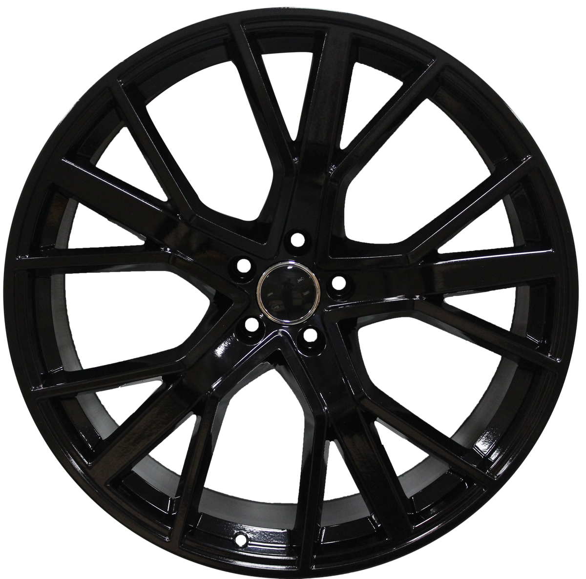 22 INCH WHEELS AUDI Q5 Q7 Q8 S6 S7 S8 A6 A7 A8 S LINE GLOSS BLACK RIMS
