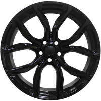 24 Inch Rims fit Range Rover Sport / Full Size HSE SVR Style Gloss Black Wheels