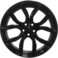 24 Inch Rims fit Range Rover Sport / Full Size HSE SVR Style Gloss Black Wheels