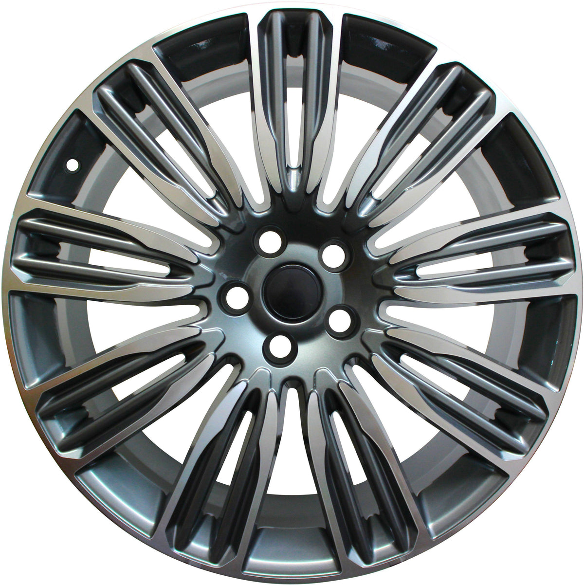 21 Inch Rims Range Rover Autobiography Sport LR3 LR4 & HSE Wheels Gunmetal Machined Face