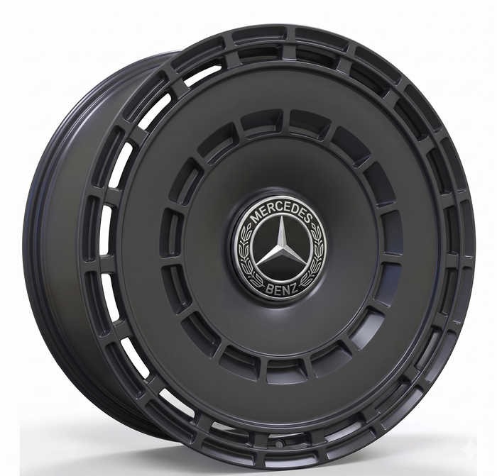 24 Inch Mercedes G Wagon G550 Rims G Class G65 G63 G55 G500 Satin Black Wheels