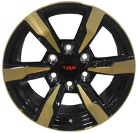 20” inch Toyota TRD 4Runner FJ Cruiser Tacoma Pre Runner TRD Rims in a Rare Gold finish with Black inlays