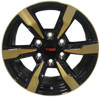20” inch Toyota TRD 4Runner FJ Cruiser Tacoma Pre Runner TRD Rims in a Rare Gold finish with Black inlays