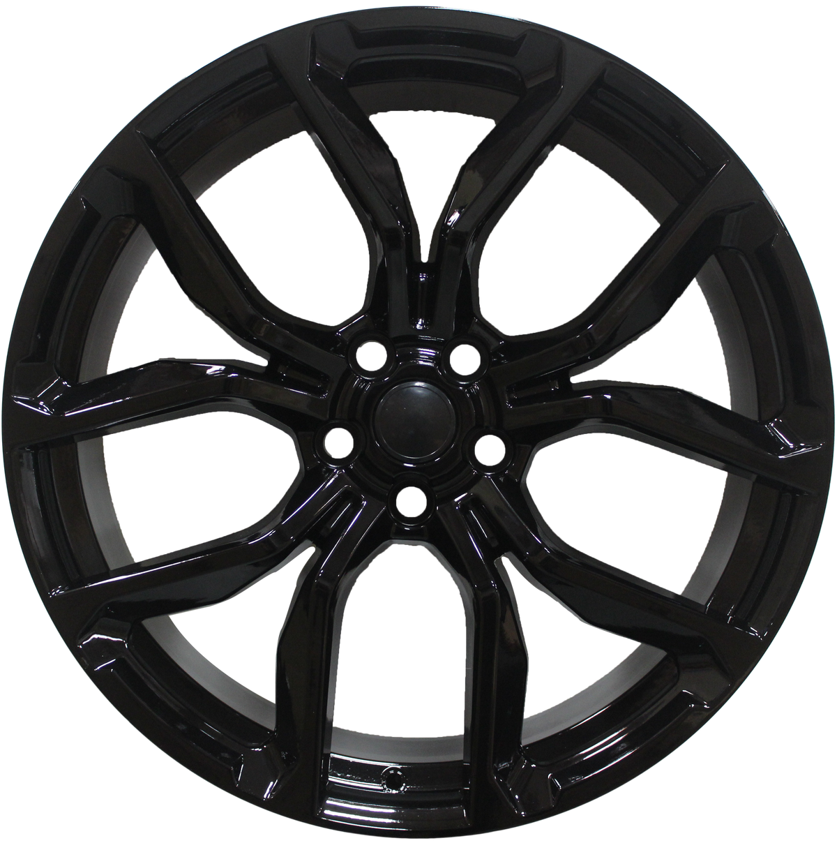 22 Inch Rims Range Rover Sport SVR Style Gloss Black Wheels
