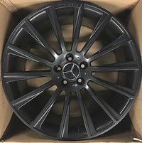 20 Inch Staggered Rims Fit Mercedes S580 S560 S65 S63 S550 S500 Gloss Black Wheels