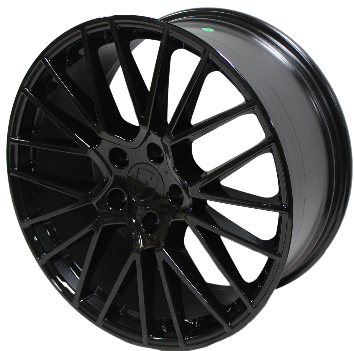 21 Inch Rims Fits Porsche Cayenne Turbo S GTS Base Black Mesh Spyder Wheels