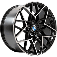 20 Inch Rims M8 Style Fit BMW 3 4 5 6 Series M Sport Staggered Gunmetal Machined Face Wheels