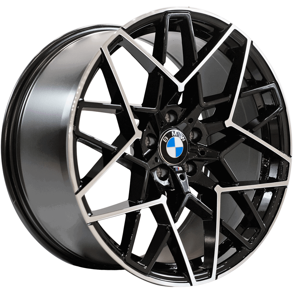 20 Inch Rims M8 Style Fit BMW 3 4 5 6 Series M Sport Staggered Gunmetal Machined Face Wheels