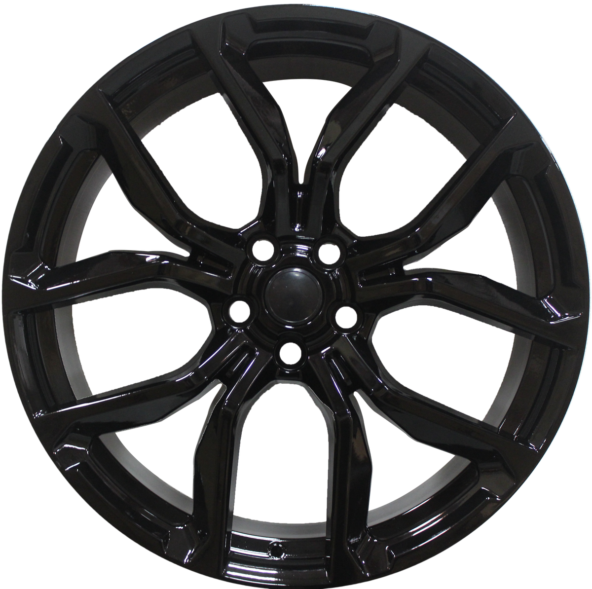 22 Inch Rims Range Rover Sport SVR Style Gloss Black Wheels
