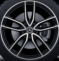 22 Inch Mercedes GLE ML GL GLS Rims Machined Black Mercedes Wheels
