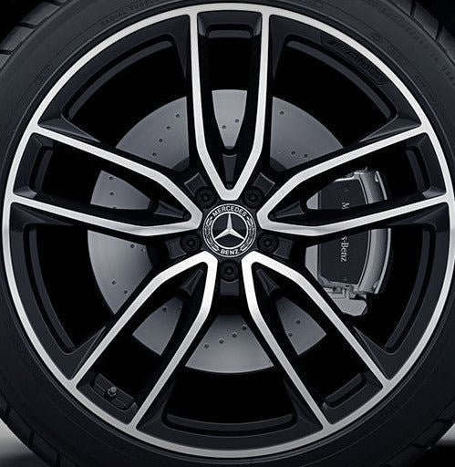 22 Inch Mercedes GLE ML GL GLS Rims Machined Black Mercedes Wheels ...