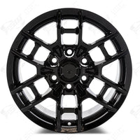 18 Inch Toyota TRD PRO Style Rims Fits 4Runner FJ Cruiser Tacoma Style Gloss Black Wheels