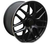 18 Inch Mercedes E Class E550 450 400 350 300 C Class C300 C350 Rims Black Machined Face