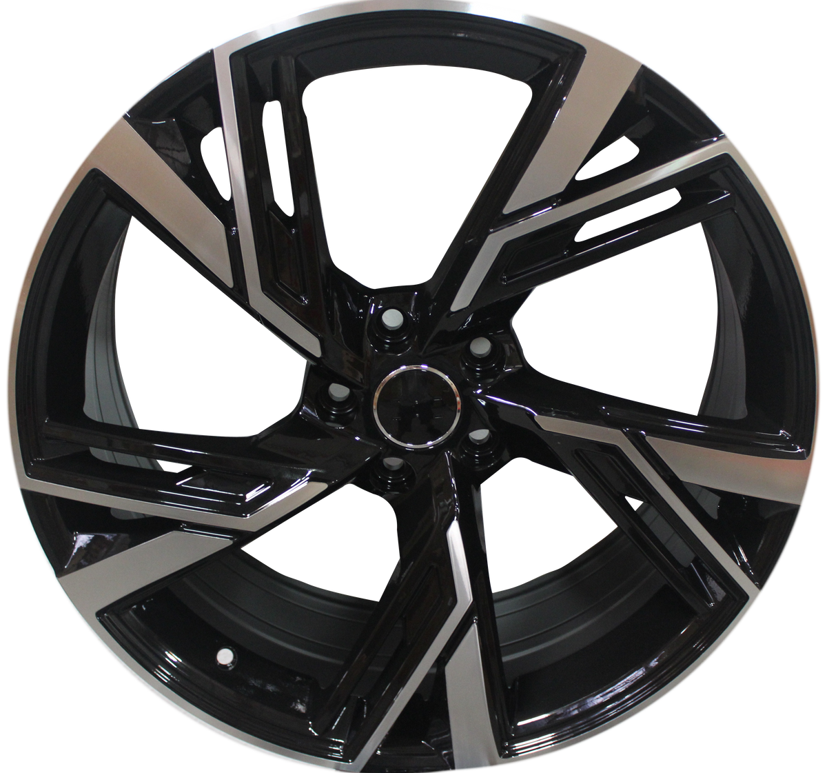 21 Inch Audi RS Style A5 A6 A7 A8 S5 S6 S7 S8 Q5 Q7 Q8 SQ5 SQ7 SQ8 Rims Black Machined Face  Wheels