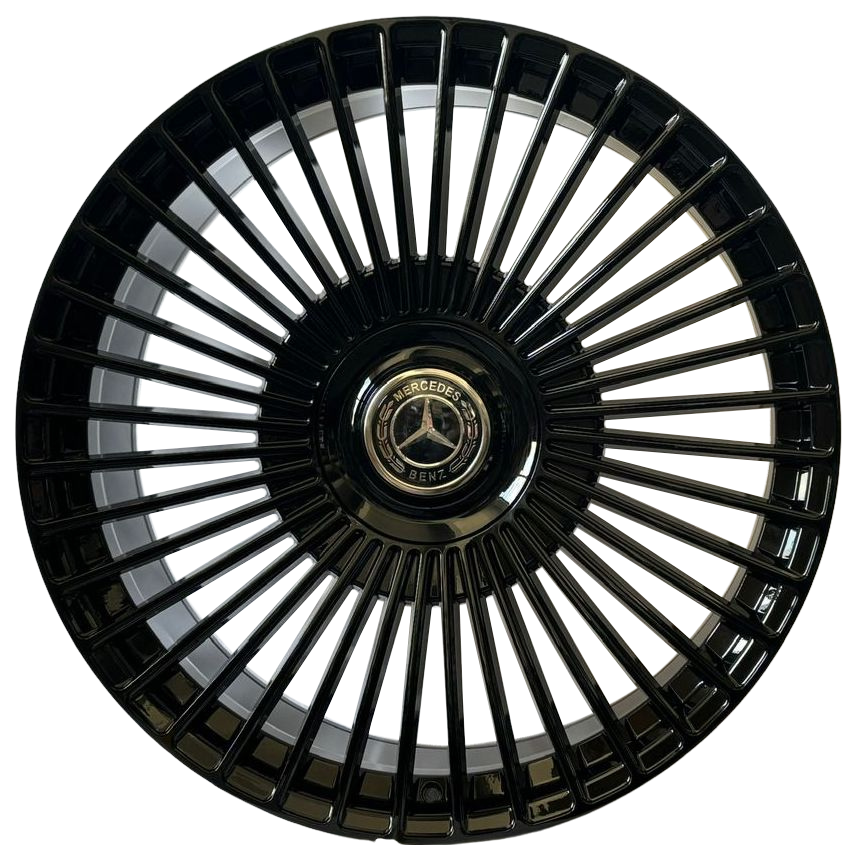 24" Rims Fit Mercedes G Wagon G550 G65 G63 G55 G500 Custom Gloss Black Wheels